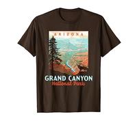 Grand Canyon National Park, Arizona Vintage WPA Style T-Shirt