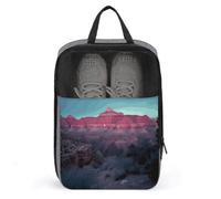 Grand Canyon - Sac à chaussures de voyage résistant à l'eau avec fermeture éclair - Gris - Taille unique - Moderne, gris, Taille unique, Moderne