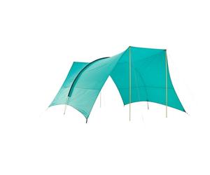 Grand Canyon TAHUTA SHELTER 4 - Bâche/Sunsail 500 x 400 cm - Forme rectangulaire, UV50+, étanche - Blue Grass (Bleu)