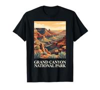 Grand Canyon USA National Park Desert Retro Travel T-Shirt
