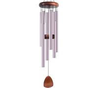 Grand carillon éolien en aluminium de 94 cm, tons zen profonds pour la relaxation en plein air, attrape-vent violet pour jardin et terrasse, cadeau de décoration d'intérieur unisexe
