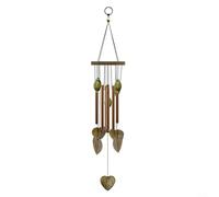 Grand carillon éolien en cuivre avec clochette de chapelle pour décoration extérieure de jardin et d'intérieur ajoutant un élément élégant et acoustique