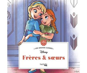 Grand Carré Disney Frères et soeurs - Béatrice Loth - Hachette Heroes - cartonné - Livre-jeu