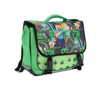 Grand cartable scolaire Minecraft primaire 38cm