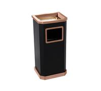 Grand cendrier d'extérieur et poubelle en acier inoxydable pour hôtels, terrasses, cuisines - Conteneur de tri des ordures durable pour une utilisation en extérieur