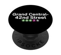 Grand-Central Plaque de métro New York 42nd Street NYC PopSockets PopGrip Adhésif