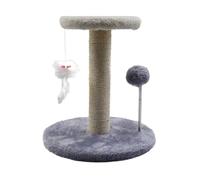 Grand Chat - Post d'activité pour Animaux de Compagnie, Jouet à gratter interactif | Tour d'escalade des Chatons avec Plumes, Divertissement à Balle de Printemps à l'épreuve des inclinaisons, Arbre à