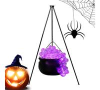 Grand Chaudron de Sorcières sur Trépied,Chaudron de Sorcières d'halloween sur Trépied - Bols décoratifs des | Décorations d'halloween Robustes pour Patio extérieur, Jardin ou pelous