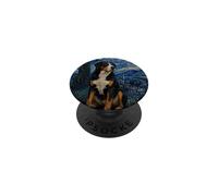 Grand Chien de Montagne Suisse Van Gogh Nuit étoilée PopSockets PopGrip Adhésif