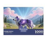 Grand chien1000 Pièces Puzzlefaune Sauvage Assorties, pour Adultes Et Enfants À Partir De 12 Ans De Jeu pour Adultes Premium avec Défis Paysagedes QuatreSaisons 38x26cm/1000pcs