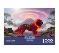 Grand chien1000 Pièces Puzzlefaune Sauvage pour Adultes De Jeu pour Adultes Premium avec Défis Del'art DeLaDécoration 70x50cm/1000pcs