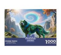 Grand chien1000 Pièces Puzzlefaune Sauvage pour Adultes Moderne Jeu Difficile EtStimulant Del'art DeLaDécoration 38x26cm/1000pcs