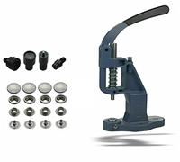 Grand choix ISTA TOOLS - Kit de démarrage avec 50 pièces argentées sans nickel, ressort annulaire de 12,5 mm, en acier inoxydable, matériau de base en laiton et sans nickel - Plus avec presse à levier
