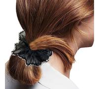 Grand chouchou - Élastiques à cheveux duveteux pour femme - Jolis chouchous polyvalents en maille de perles et accessoires de cheveux pour les rendez-vous, le shopping, la rue, les fêtes Lambo