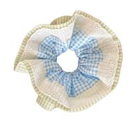 Grand chouchou en dentelle pour queue de cheval