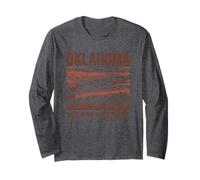 Grand ciel enraciné dans le vent de l'Oklahoma 1907 Manche Longue