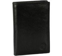 Portefeuille en cuir noir N1282 - Éléphant d'Or - Homme - Cadeau parfait pour Noël - Pack cadeau