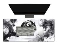 Grand clavier décoratif de style chinois de 40 x 90 cm pour travailler et étudier sur un coussin de souris avec un design esthétique haut de gamme qui combine
