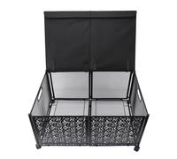 Grand Coffre à Jouets de 70 L avec Roulettes, Organisateur de Rangement Pliable pour Jouets, Poubelle à Jouets en Métal de qualité Supérieure sans Odeur, Facile à Assembler pour