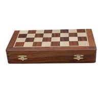 Grand coffret jeu d'échecs en bois, magnétique G