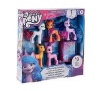 Grand Coffret pour My Little Pony 5 poneys 8 cm : Sunny starscout - Hitch Trailblazer - Zipp Storm - Izzy moonbow avec Carte Animaux