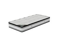 Matelas Grand Confort 70x190 cm | Hauteur 22cm | Hypoallergénique| Aération optimisée | Antibactérien et Antiacarien | Confort