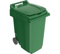 Grand conteneur à déchets, plastique, capacité 60 l, l x p x h 448 x 530 x 945 mm, couleur verte