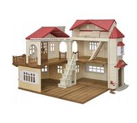 Sylvanian Families - La grande maison éclairée et sa pièce secrète - Maison avec + 10 accessoires - Plongez dans l'univers de la famille Sylvanian - Figurines miniatures - Jouet enfant 3 ans - 5716