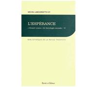 Grand Cours" De Théologie Morale - Tome 9, L'espérance