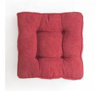 Grand coussin carré épais pour chaises de salle à manger, bureau, jardin, grossesse, personnes âgées et post-chirurgie, rouge, 1 pièce - 45 x 45 cm