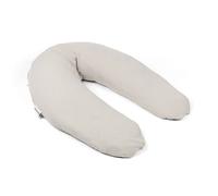 doomoo Basics - Comfy Big Tetra Almond Coussin de Grossesse Multi-Usages - Grand Coussin d’Allaitement et de Maternité - pour Dormir, Allaiter et se Relaxer - Rempli de Microbilles (Tetra Almond)