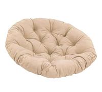 Grand coussin de chaise rond épais de rechange pour chaise à bascule en rotin panier suspendu nid d'oeuf 40 x 40 cm Coussin d'assise confortable uniquement