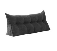 Grand coussin de lecture pour lit et canapé - Coussin lavable pour soutien mural - Coussins confortables pour dossier et siège - Parfait pour lire, se détendre et se sentir confortable.