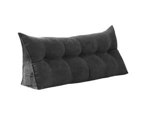 Grand coussin de lecture pour lit et canapé - Coussin lavable pour soutien mural - Coussins confortables pour dossier et siège - Parfait pour lire, se détendre et se sentir confortable.