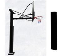 Grand Coussin de Protection pour Poteau de Basket-Ball, Coussinets de Protection enveloppants pour poteaux, Rembourrage de Protection Haut pour poteaux de Support,Noir,5"x5"/12.7x12.7cm