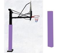 Grand Coussin de Protection pour Poteau de Basket-Ball, Coussinets de Protection enveloppants pour poteaux, Rembourrage de Protection Haut pour poteaux de Support,Violet,4"x4"/10.2x10.2cm