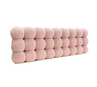 Grand coussin en forme de boule de neige - Oreiller pour tête de lit pour un soutien ultime du dos, parfait pour s'asseoir dans le lit, lire et se détendre - Idéal pour chambre à coucher et salon