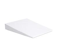 Grand Coussin pour Adultes Cale Anti Ronflement Anti Reflux Gastrique,Coussin à Coin Oreiller Coussin Rehausseur Cale De Lit Coussin Relève-Jambes 80 X 66 Cm,Hauteur 12 Cm,White