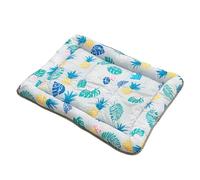 Grand coussin rafraîchissant doux pour animal domestique pour la saison chaude Coussin de sommeil Canapé Tapis d'intérieur pour chien