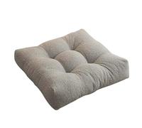 Grand coussin rehausseur épais et doux pour chaises de salle à manger, bureau, jardin, grossesse, personnes âgées, post-chirurgie (gris, 55 x 55 cm)