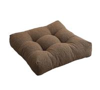 Grand coussin rehausseur épais et doux pour chaises de salle à manger, bureau, jardin, grossesse, personnes âgées, post-chirurgie (marron, 45 x 45 cm)