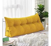 Grand coussin triangulaire en forme de coin avec housse amovible, 180 x 50 x 20 cm, coussin de lecture pour canapé, canapé-lit, coussin de soutien lombaire