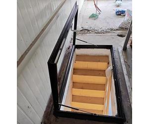 Grand couvercle de toit vitré commercial, 76 cm x 91 cm, panneau d'accès pour puits de lumière de toit de villa/loft, couvercle de fenêtre pour véranda/cave/usine