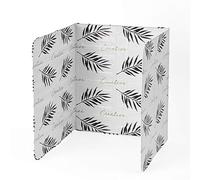 Grand couvercle pliable anti-éclaboussures en aluminium pour poêle à frire 84 x 33 cm (feuilles)