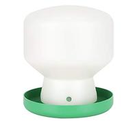 Grand Couvercle Vert en Plastique, Baril Blanc, Fontaine à Boire Automatique, Abreuvoir à Oiseaux, Distributeur d'alimentation pour Pigeons et perroquets