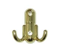 Grand crochet double zamak laitonné - - CR007/1A