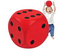 Grand cube de jeu en mousse de 15 cm en PU | cube élastique pour jeux, décorations et activités d'apprentissage | léger, sûr et coloré, idéal pour , salle, fête, créatif