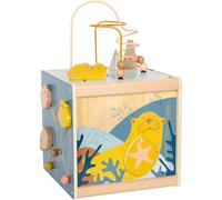 Grand Cube de motricité bébé en bois Bord de Mer Small foot by Le