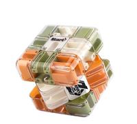 Grand Cube Labyrinthe 3D - Jouet Stimulant pour Les Cerveaux, Cube Magique 3D à Billes, Puzzle d'entraînement cérébral, Jeu éducatif et de Concentration (Multicolor)