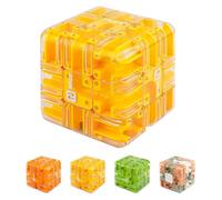 Grand Cube Labyrinthe 3D - Jouet Stimulant pour l'esprit, Nouveau Jeu 3x3 Gravity Three-Dimensional Magic Cube 2025, Anti-Stress, Boule Stimulant l'esprit pour Entraîner La Perception (1 pièce-b#)